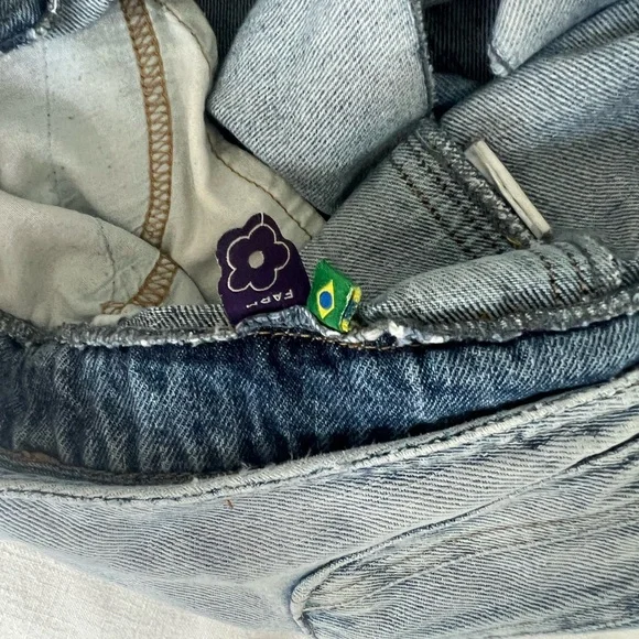 FARM Rio Light Blue Denim Overalls - Picture 4 of 5